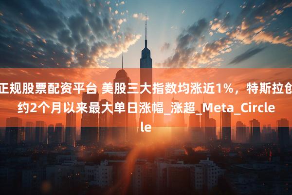 正规股票配资平台 美股三大指数均涨近1%，特斯拉创约2个月以来最大单日涨幅_涨超_Meta_Circle